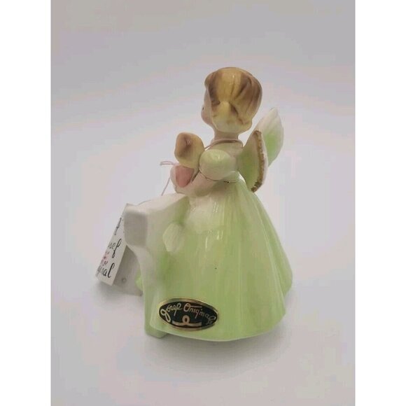 Josef Originals 7 Years Birthday Girl Angel Doll Green Dress Tag And Stickers - Picture 3 of 16
